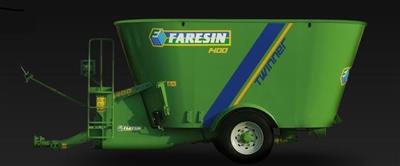 Photo 1. Faresin Twinner 1400 feed mixer
