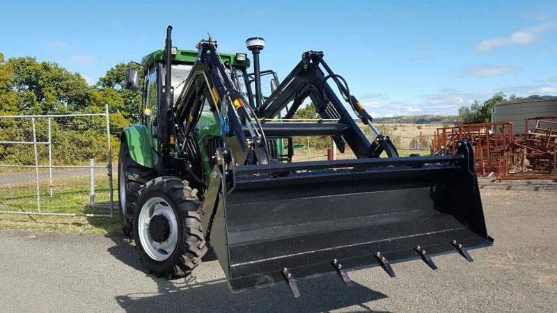 Agking TZ08 front end loader with quick release 4 in 1 bucket