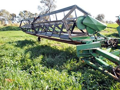 Photo 1. Macdon 590 Trailed Pto Windrower