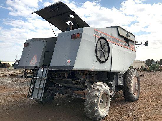 Photo 2. Allis R62 & 600 combine harvester