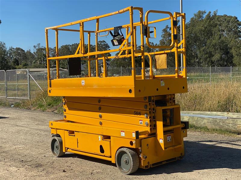 Photo 2. Haulotte Compact 12 12M electric scissor lift elevated work platform