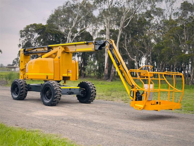 Photo 4. Haulotte HA20PX all terrain diesel boom scissor lift elevated work platform