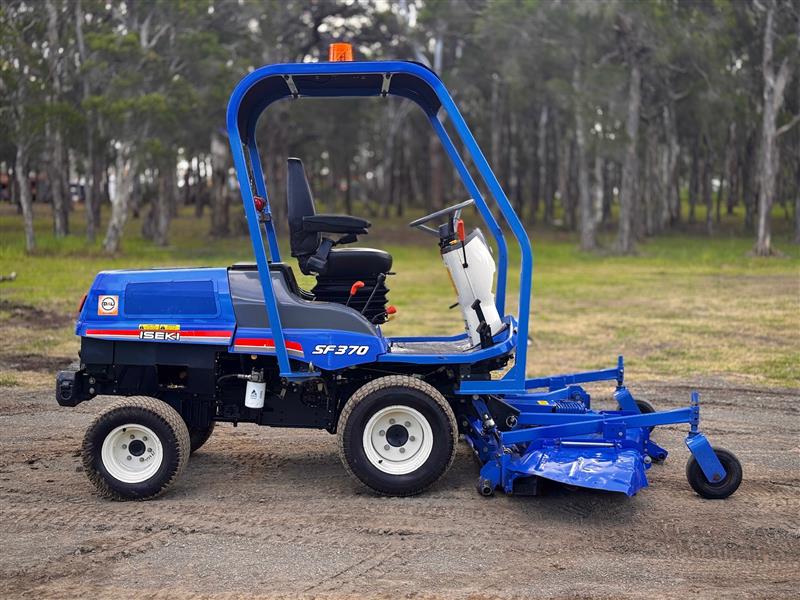 Photo 4. Iseki SF370FH 72 diesel out front deck ride on lawn mower
