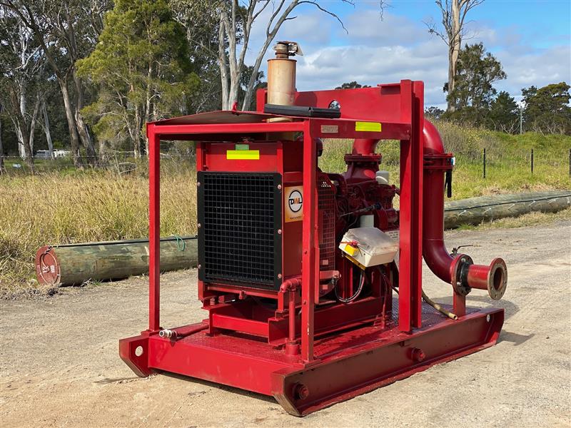 Photo 2. Sykes CP150I diesel skid mount water pump