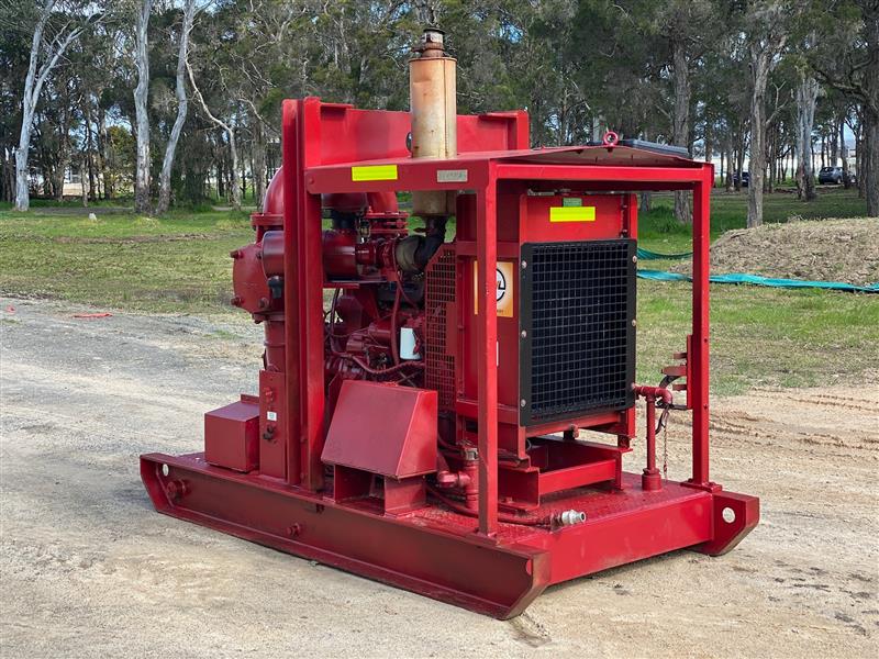 Photo 3. Sykes CP150I diesel skid mount water pump