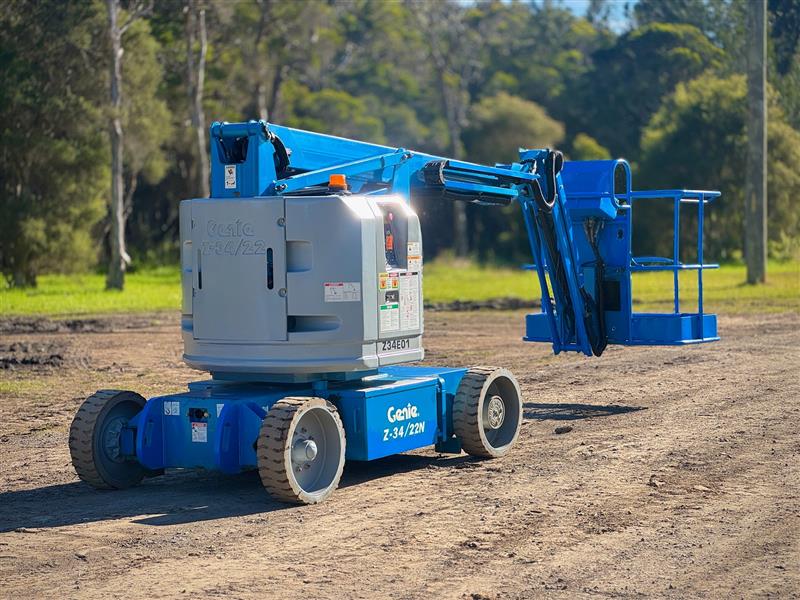 Photo 2. Genie Boom Z34/22n 41ft boom scissor lift elevated work platform