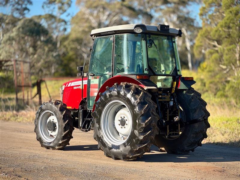 Photo 3. Massey Ferguson 3645 diesel 4x4 farm tractor