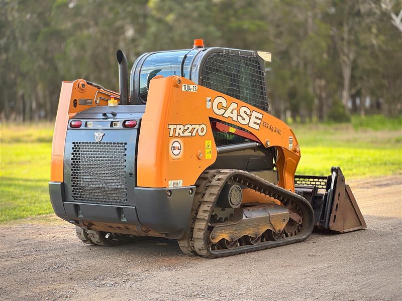 Photo 4. Case TR270 tracked skid steer loader