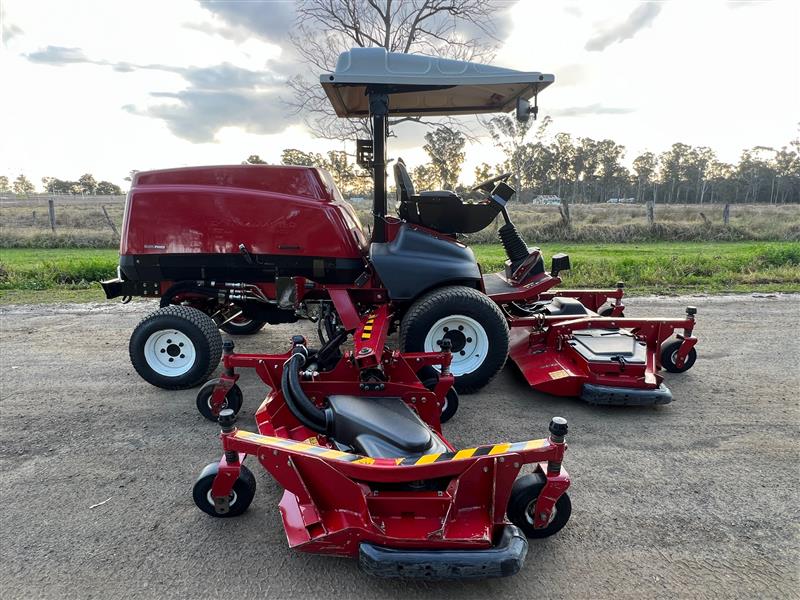 Photo 2. Toro Groundsmaster 5900 wide area ride on diesel commercial lawn mower