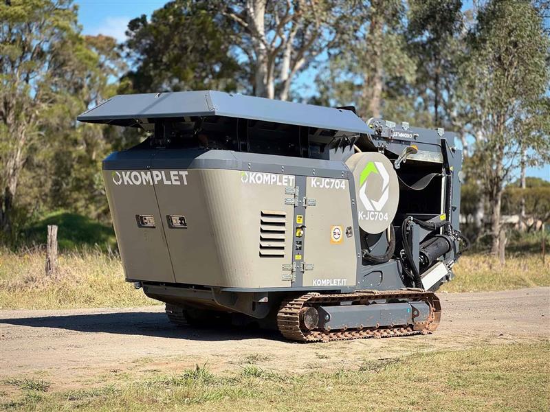 Photo 3. Komplet KJC704 mobile jaw crusher screener