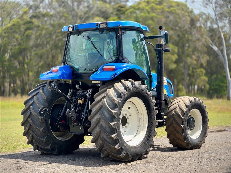 Photo 4. New Holland T6080 diesel 4x4 farm tractor