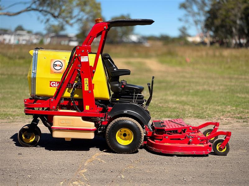 Photo 5. Gianni Ferrari 922 Turbo high lift 500L catcher diesel ride on lawn mower