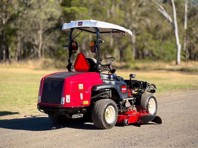 Photo 4. Toro Groundsmaster 360 72inch 4wd 4ws ride on diesel commercial zero turn lawn mower