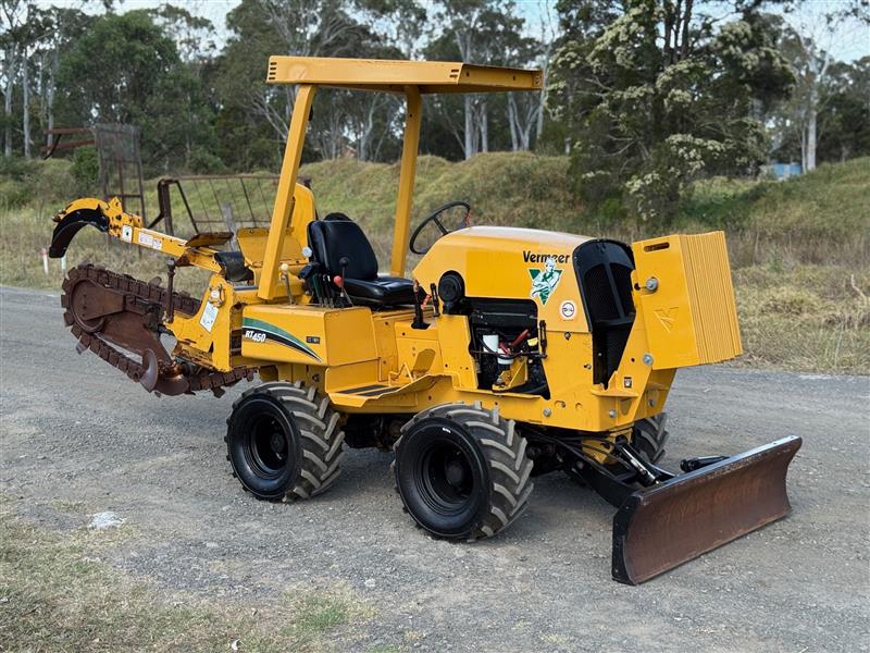 Photo 3. Vermeer RT450 trencher with blade