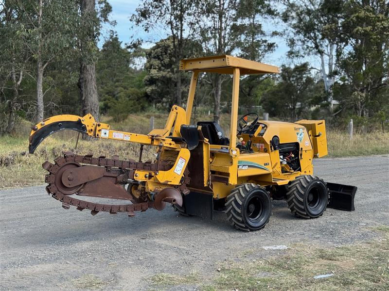Photo 4. Vermeer RT450 trencher with blade