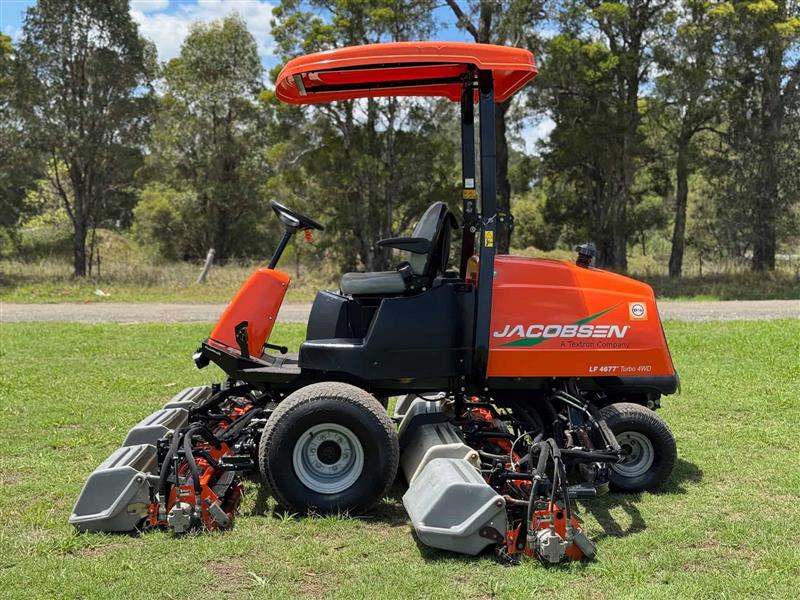 Photo 3. Jacobsen LF4677 4wd ride on fairway cylinder reel greens golf course lawn mower