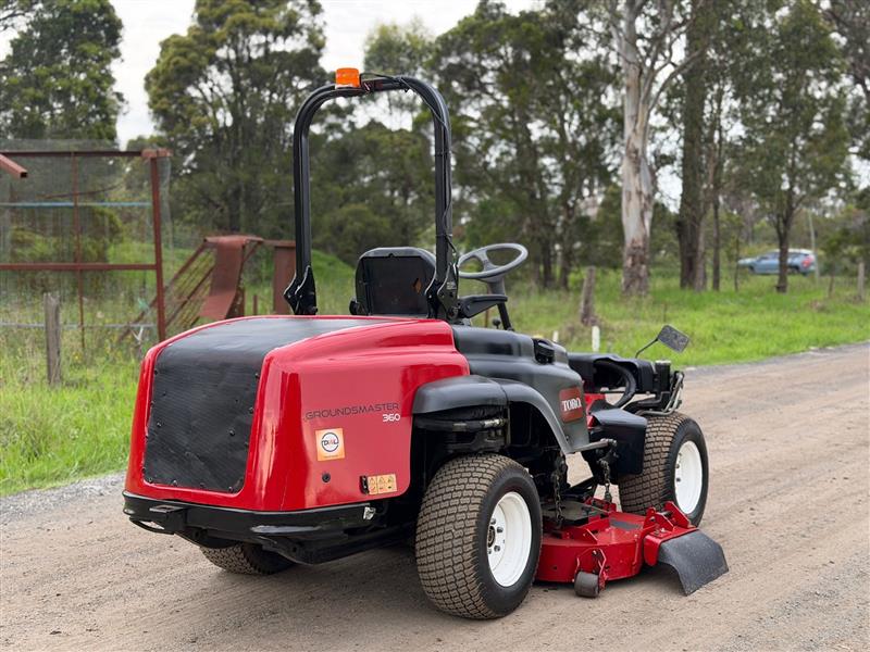 Photo 2. Toro Groundsmaster 360 72inch 4wd 4ws ride on diesel commercial zero turn lawn mower