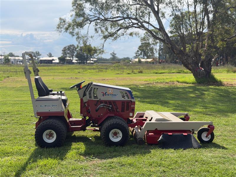 Photo 4. Ventrac 4500P 72inch articulated out front deck ride on lawn mower