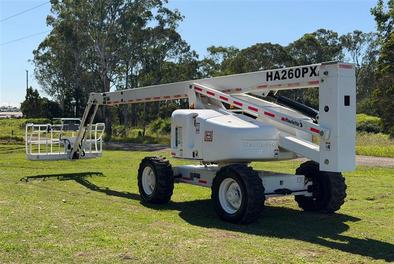 Photo 2. Haulotte HA260PX 84ft 25.6m all terrain boom scissor lift elevated work platform
