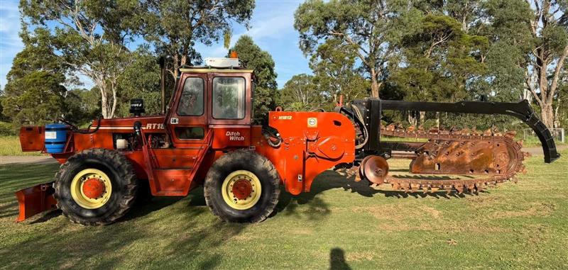 Photo 3. Ditch Witch RT185 ride on trencher