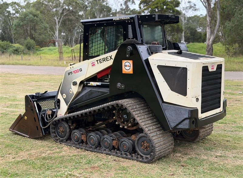 Photo 4. Terex PT100G a/c cab high flow posi track skid steer loader