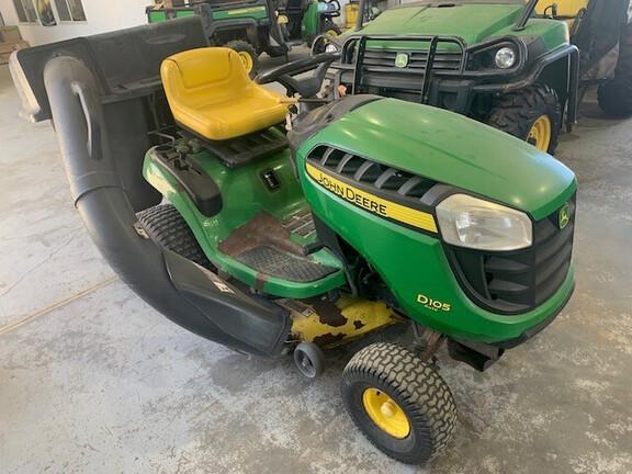 Photo 1. John Deere D105 lawn mower