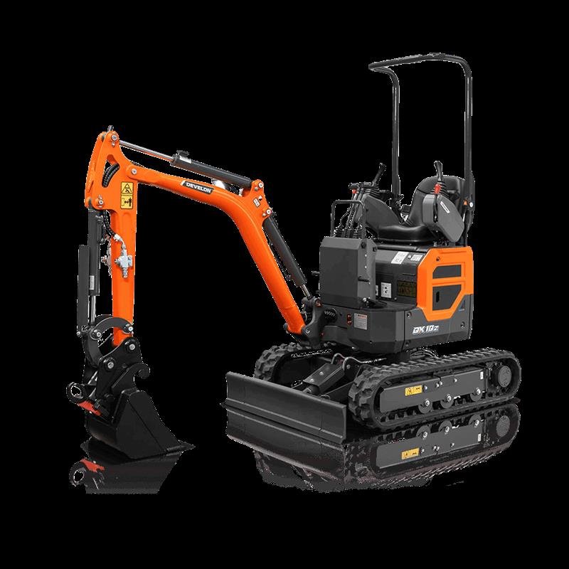 Develon DX10Z-7 1.1T mini excavator
