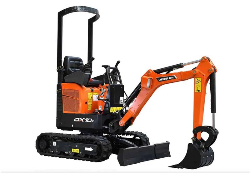 Develon DX10Z-7 1T tracked excavator