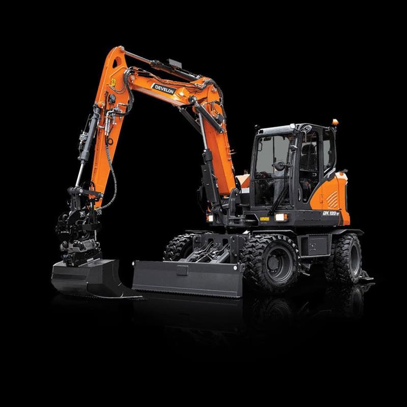 Doosan DX100W-7 10t wheeled excavator