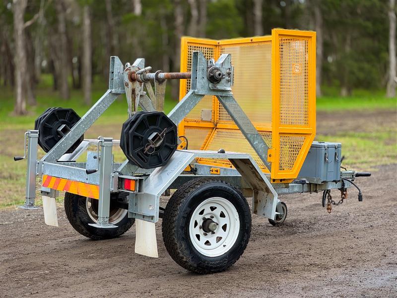 Haldilka CT15 1.5T cable drum trailer redmond gray rockcrush