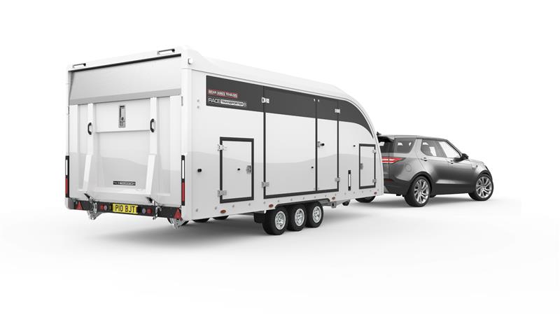 Brian James 340-4500 enclosed race sport trailer