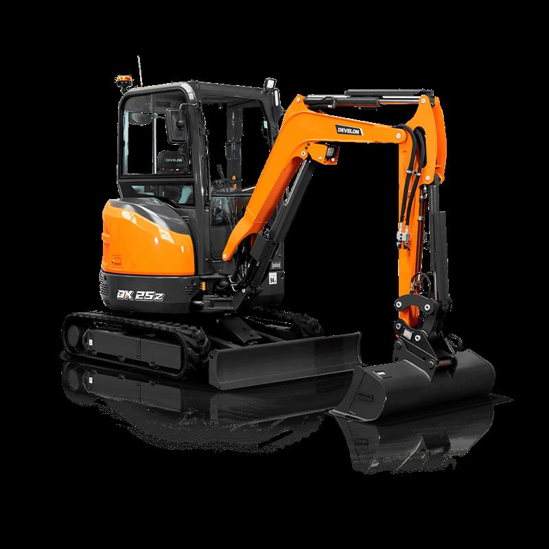 Develon DX25Z-7 2.7T mini excavator