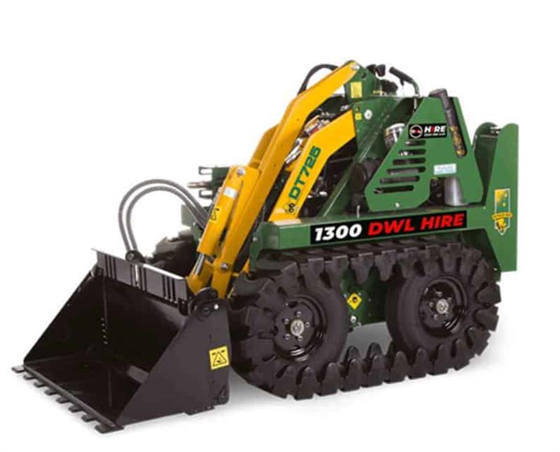 Kanga DT725 tracked mini loader tight access skid steer loader