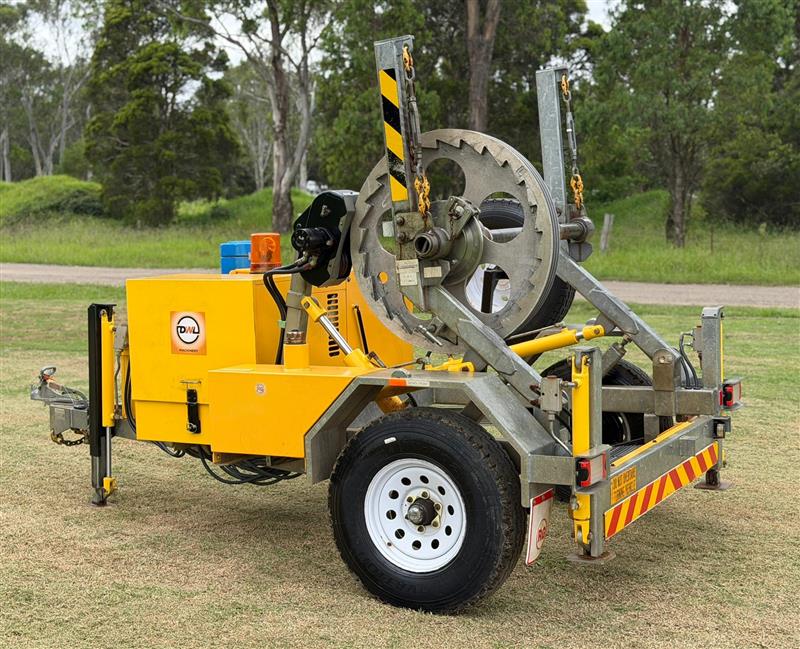 Redmond gary 1.5t self loading cable drum trailer