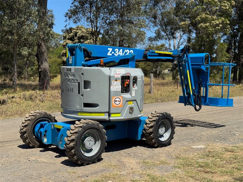 Genie Z34/22 diesel all terrain boom...