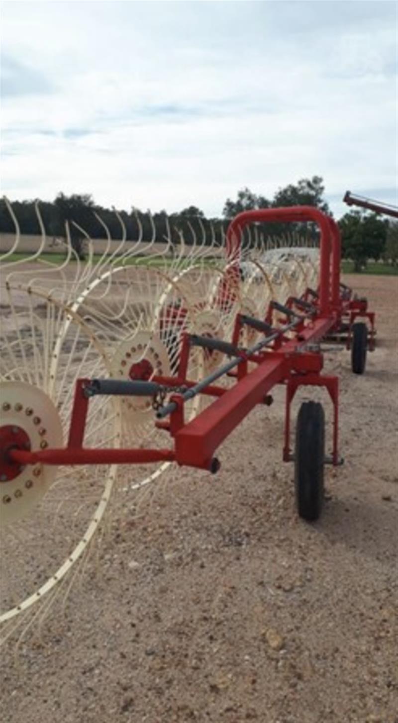 Enorossi RT9 hay rake, Hay Silage Equip AA Other QLD Power Farming