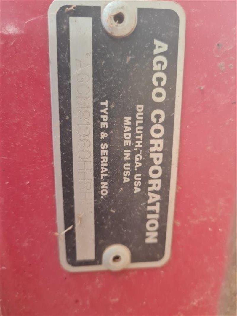 Photo 2. Massey Ferguson 9870 Windrower