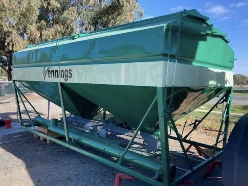 Vennings 16' Grouper bin, Grain Handling Vennings Kadina SA VIC Power
