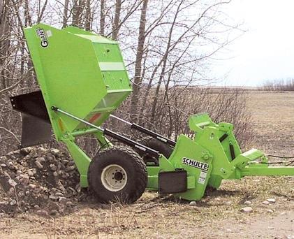 Photo 3. Schulte Giant 2500 rock picker