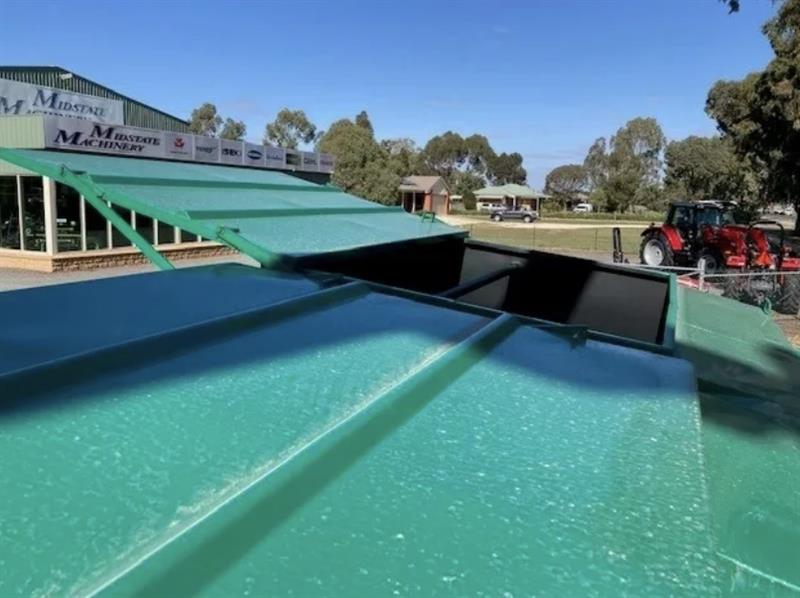 Vennings 16' Grouper bin, Grain Handling Vennings Kadina SA VIC Power