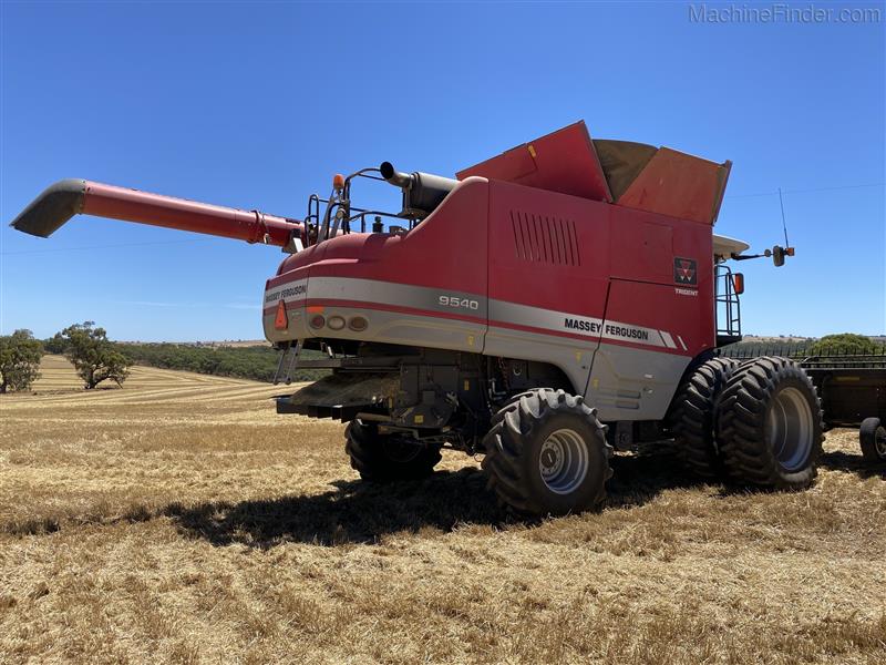Photo 4. Massey Ferguson 9540 combine harvester