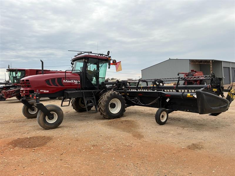 Photo 3. MacDon M155 windrower