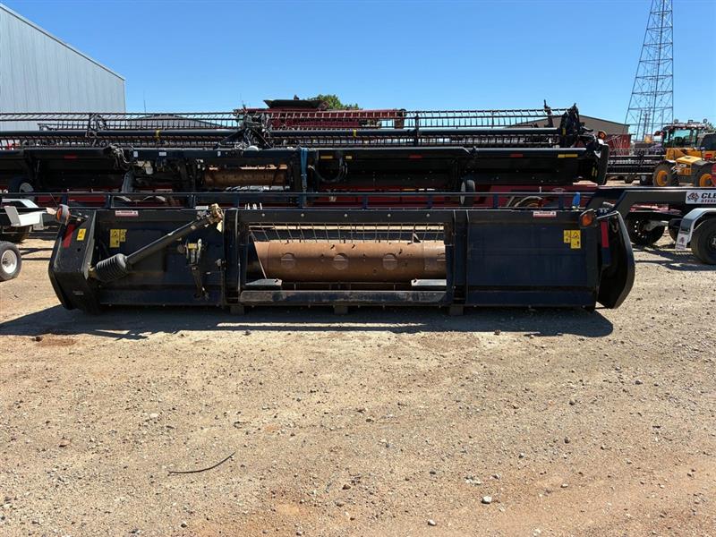 Photo 2. MacDon PW8 harvester front