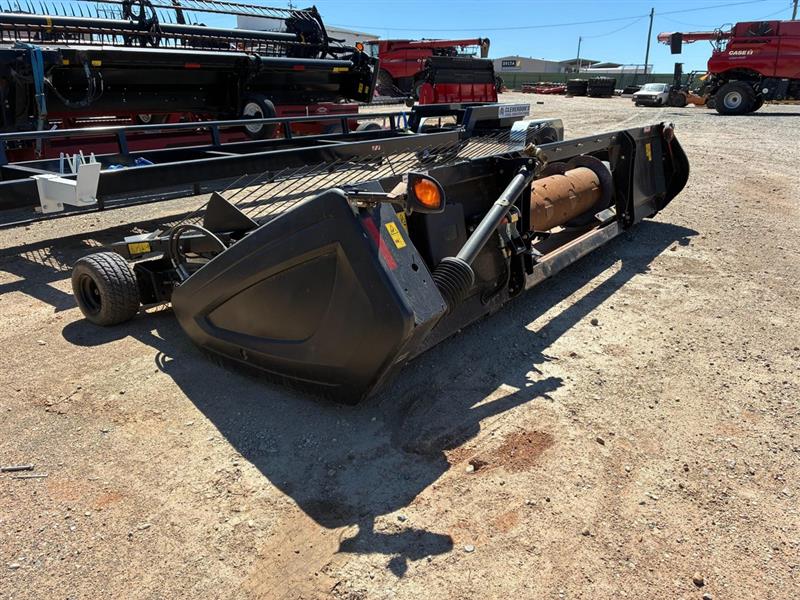 Photo 3. MacDon PW8 harvester front