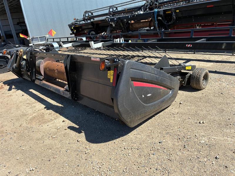 Photo 4. MacDon PW8 harvester front