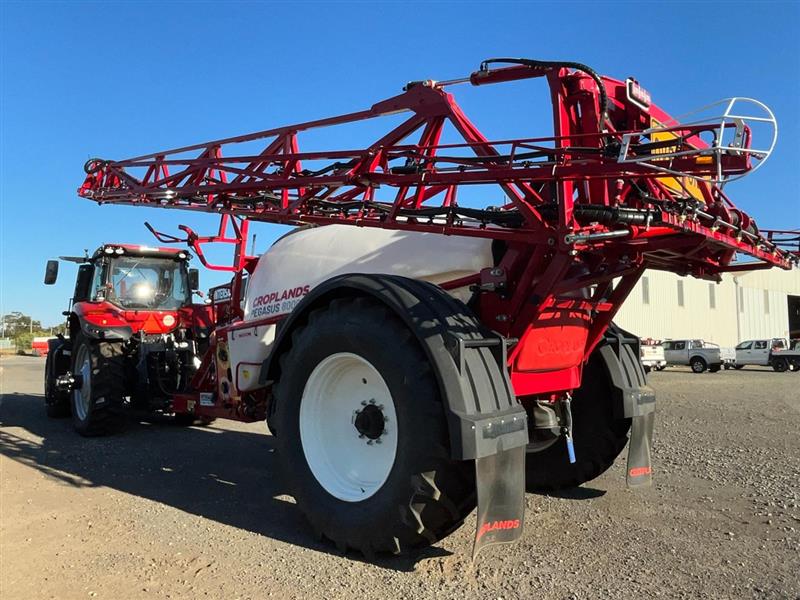 Photo 3. Croplands Pegasus 8000 boom sprayer