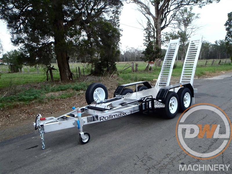 Photo 2. Sureweld SW2400EWP 2.4T scissor lift EWP aluminium trailer