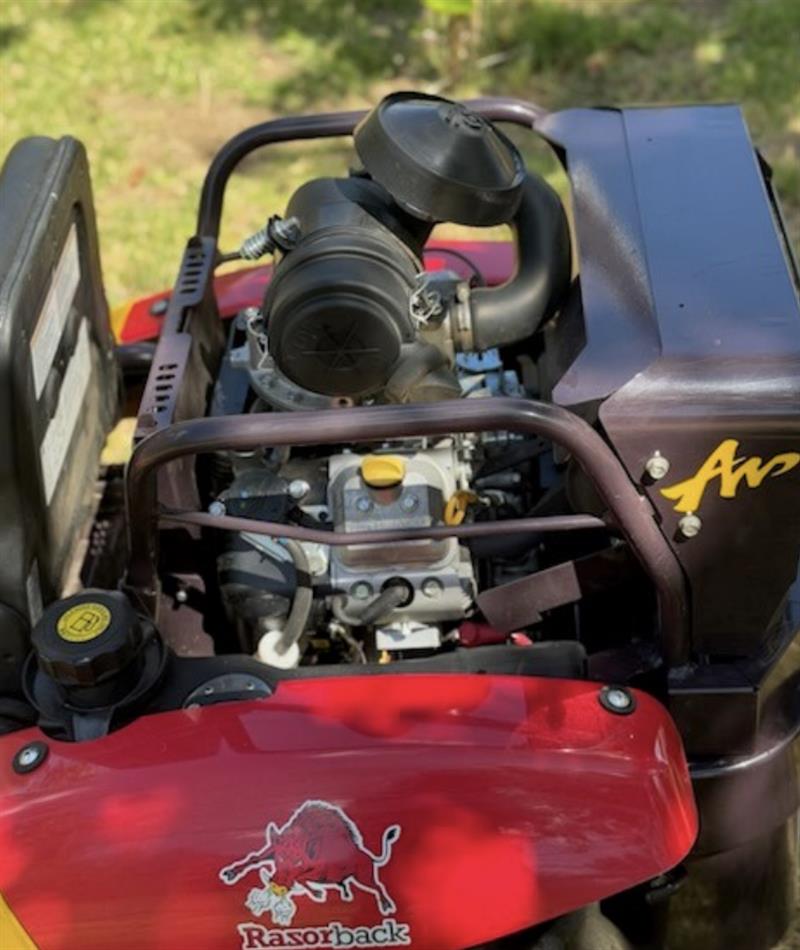 Photo 5. Razorback CMX2302 ride on mower