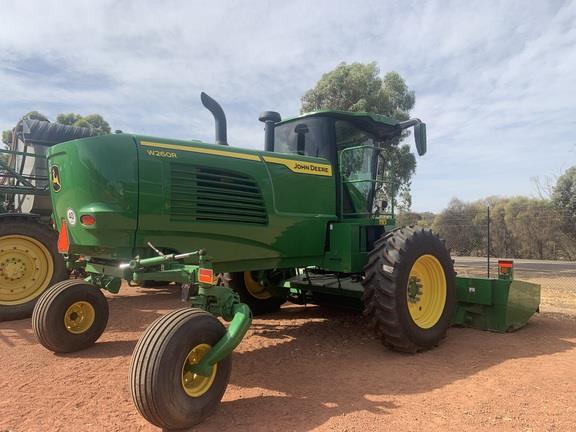 Photo 3. John Deere W260 windrower