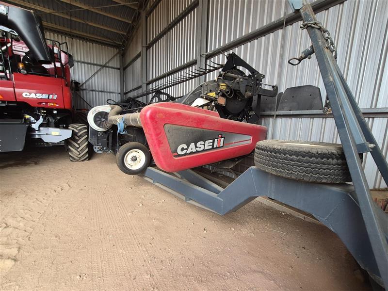 Photo 3. Case IH 7230 Axial Flow Combine & 2152 40ft Front